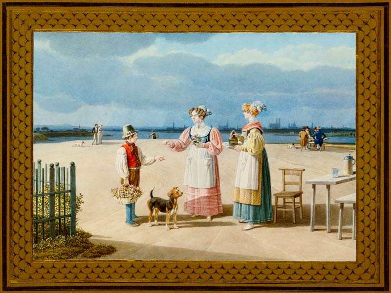 Terrasse bei Föhring from Wilhelm Alexander Wolfgang von Kobell