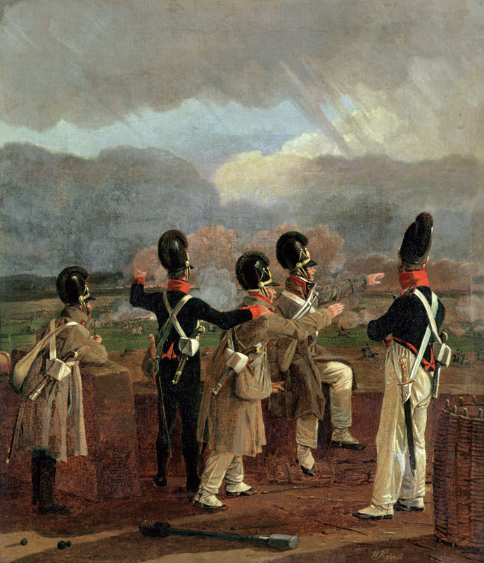 Soldiers on the Ramparts from Wilhelm Alexander Wolfgang von Kobell