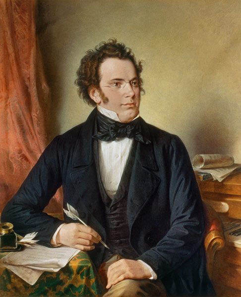 Franz Peter Schubert (1797-1828) from Wilhelm August Rieder