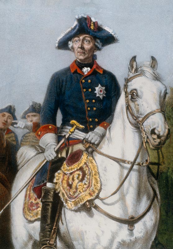 Friedrich II. (der Große), König von Preußen from Wilhelm Camphausen