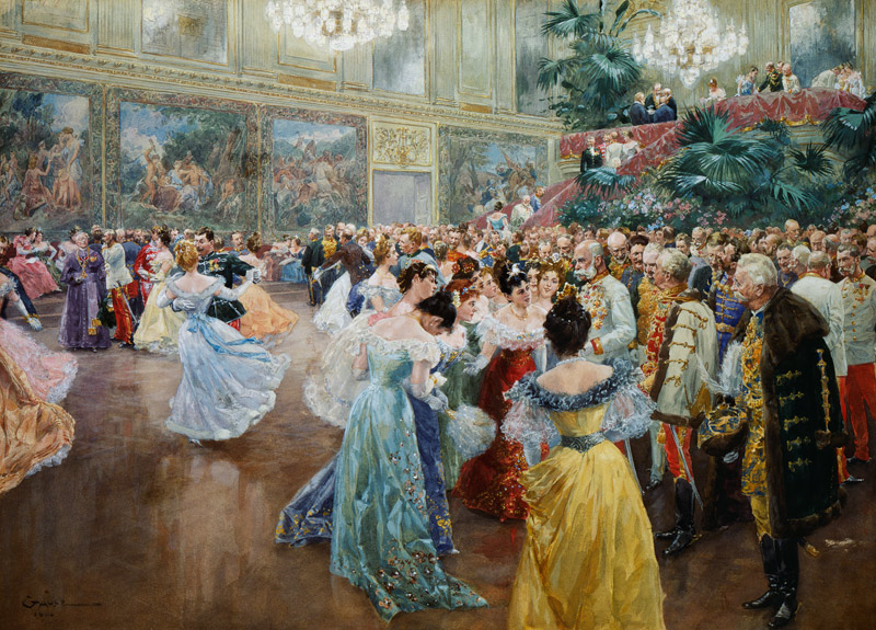 Hofball in Wien, from Wilhelm Gause