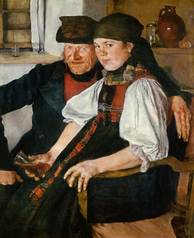 Das ungleiche Paar from Wilhelm Maria Hubertus Leibl