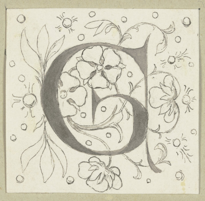 Initiale G from Wilhelm Steinhausen