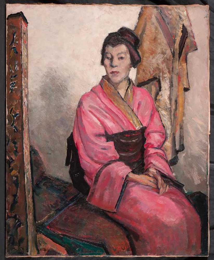 Dame im Kimono from Wilhelm Thoeny