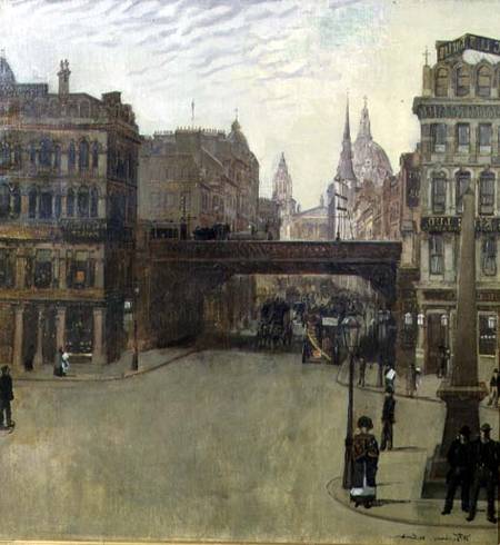 Ludgate Hill from Wilhelm Trubner