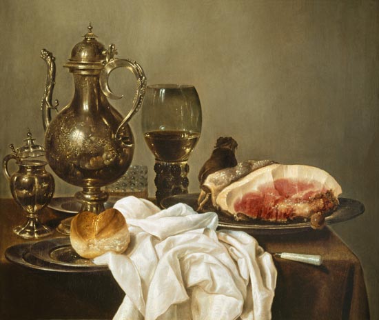 Breakfast Still Life from Willem Claesz Heda