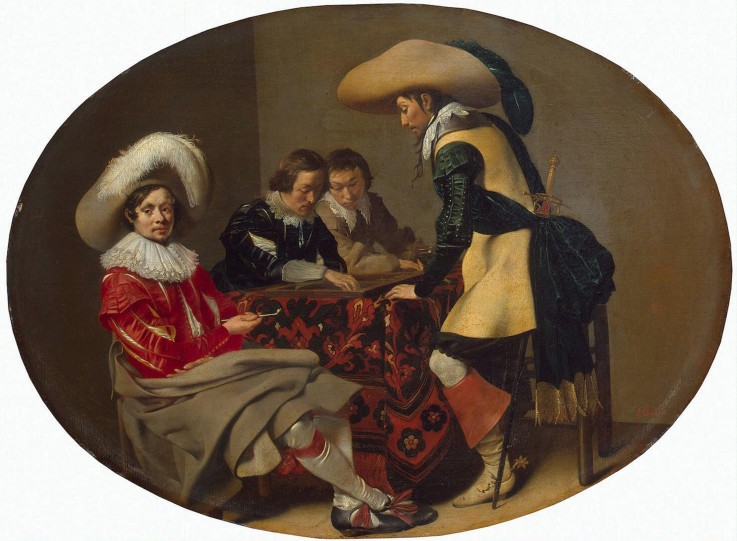 Backgammon Players from Willem Cornelisz Duyster