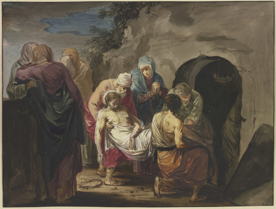 Grablegung Christi from Willem Joseph Laquy