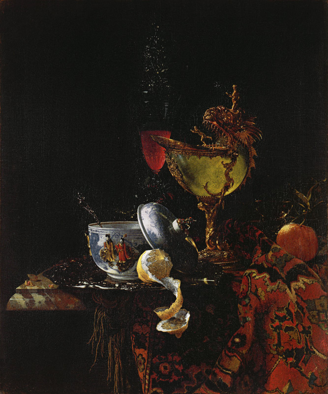 Still life with Nautilus Cup from Willem Kalf