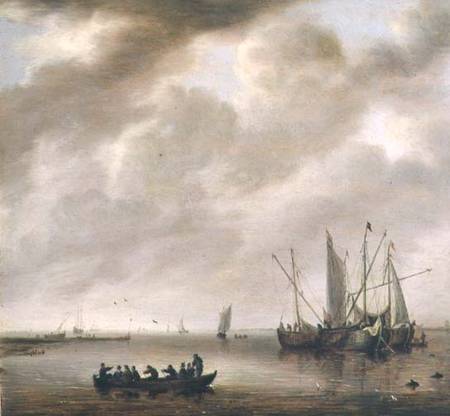 The Calm Sea from Willem van Diest