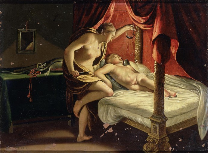 Cupid and Psyche from Willem van Mieris