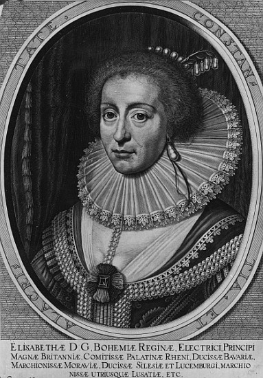 Elizabeth, Queen of Bohemia from Willem (Wilhelm) Hondius
