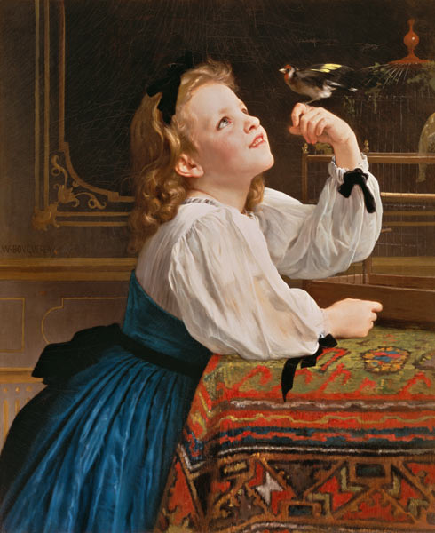 LOiseau Cheri from William Adolphe Bouguereau