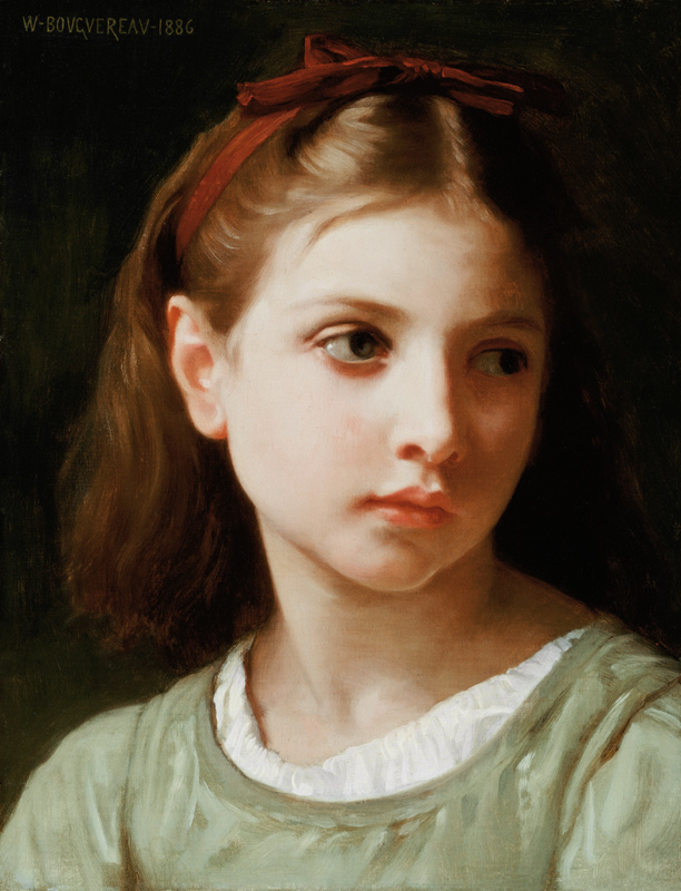 Une Petite Fille from William Adolphe Bouguereau