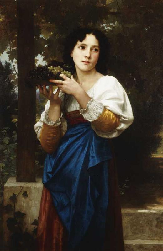In der Weinlaube from William Adolphe Bouguereau