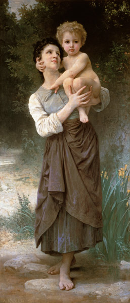 Mother and Child from William Adolphe Bouguereau