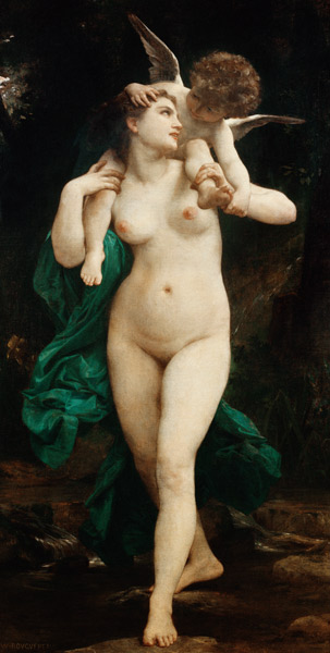 Venus und Amor. from William Adolphe Bouguereau