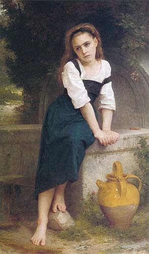 Waisenmädchen am Brunnen from William Adolphe Bouguereau