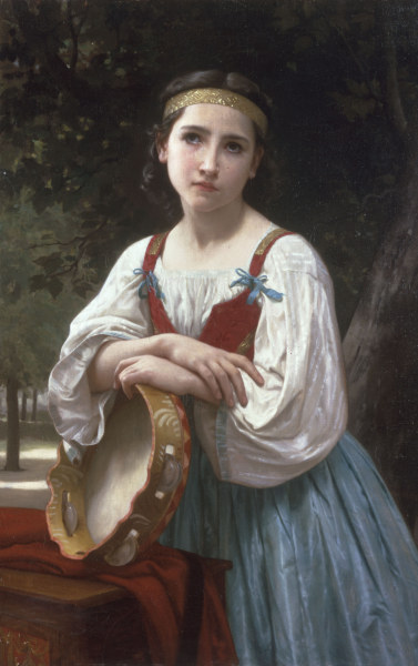 Zigeunerin mit Pandero from William Adolphe Bouguereau