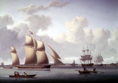 Dutch and other vessels off Greenwich from William Anderson
