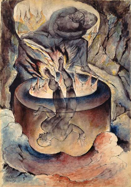Gesang der Hölle Aus der Zeichenfolge zu Dantes göttlicher Komödie from William Blake