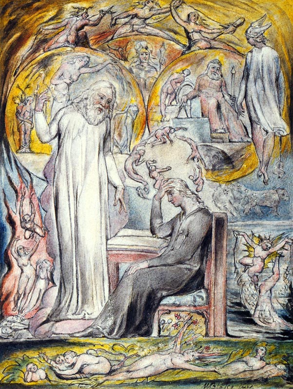 The Spirit of Plato (from John Milton's L'Allegro and Il Penseroso) from William Blake