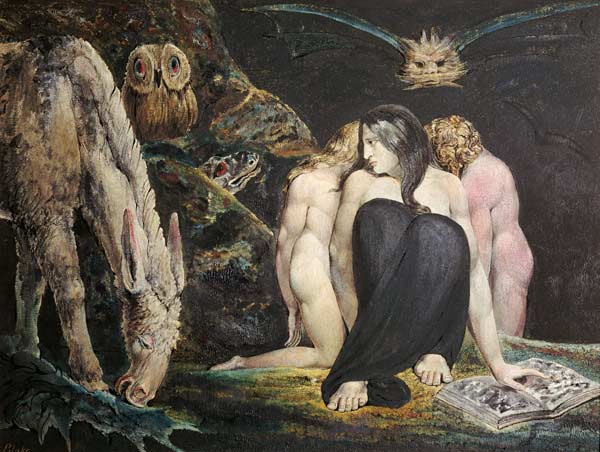 Hekate oder Drei Parzen oder Drei Nacht von Enitharmons Freude from William Blake