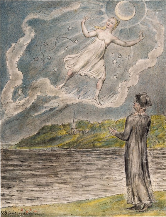 The Wandering Moon (from John Milton's L'Allegro and Il Penseroso) from William Blake