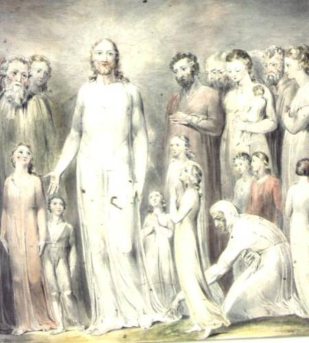 The Healing of the Woman with an Issue of Blood from William Blake