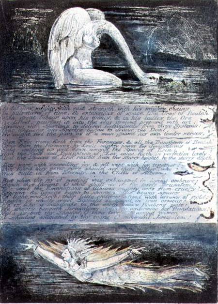 Plate II, Jerusalem from William Blake