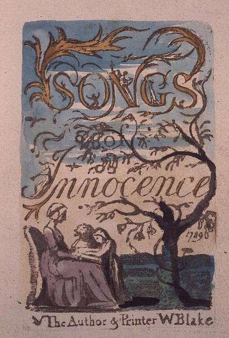 Songs of Innocence, title page from William Blake