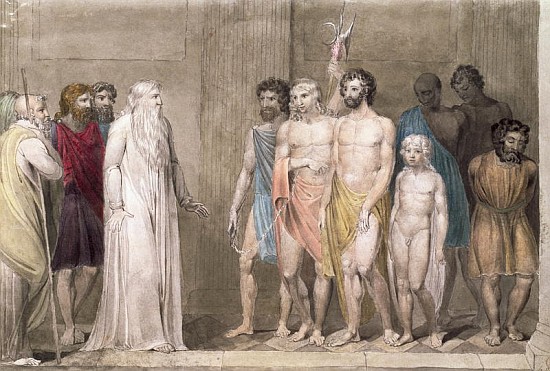 St. Gregory and the British Captives from William Blake