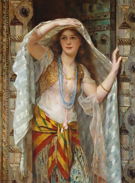 Safie, one of the three ladies of Baghdad from William Clark Wontner