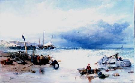 On the Coast of Brittany from William Clarkson Stanfield