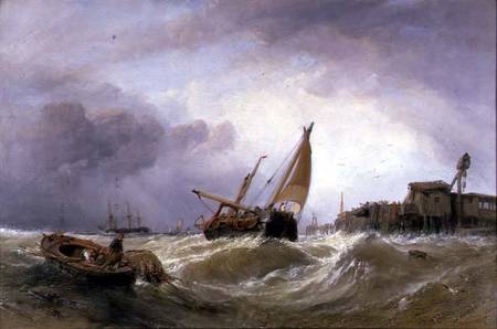 The River Texel from William Clarkson Stanfield