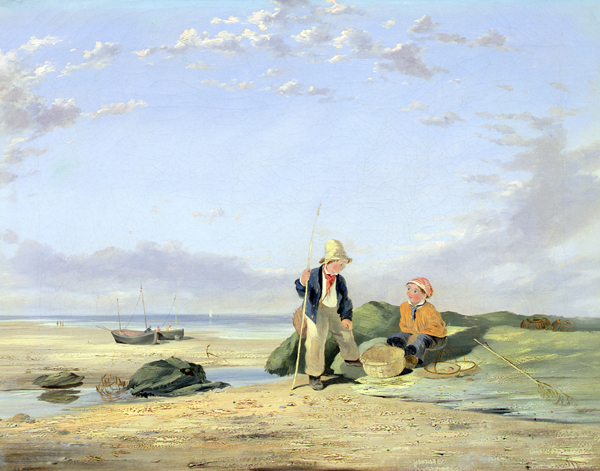 Figures on a Beach from William Collins