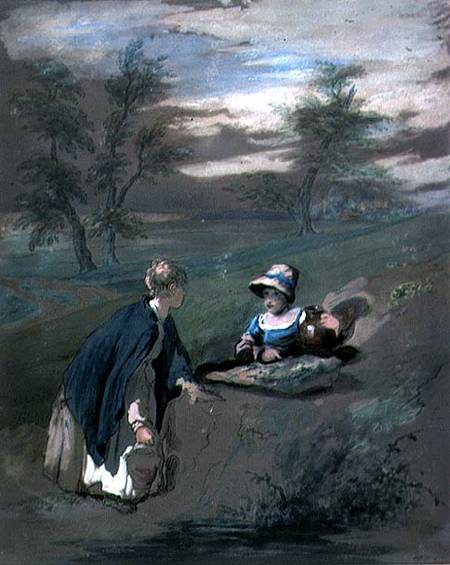 Kentish Peasant Girls from William Collins