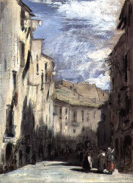 Street in Naples from William Collins