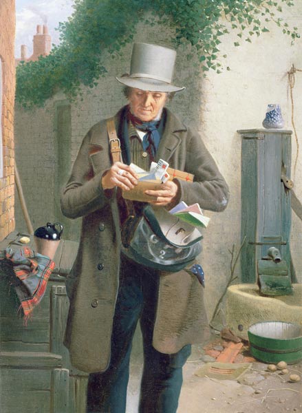 The Village Postman from William Edward Millner