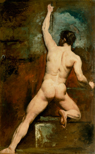 Study for a Male Nude from William Etty