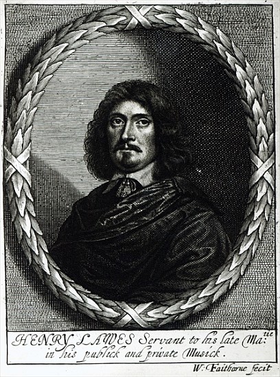 Henry Lawes (1596-1662) from William Faithorne
