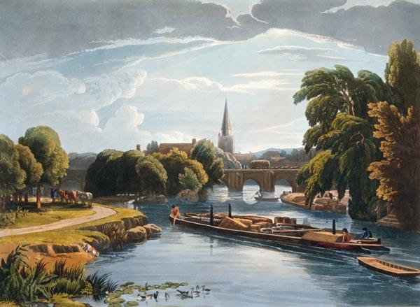Abingdon Bridge and Church