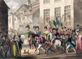 Entrance of the Allies into Paris, March 31st 1814, from 'The Martial Achievements of Great Britain