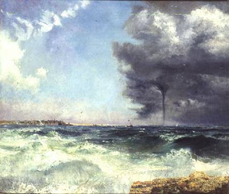 A Stormy Crossing from William Henry Bartlett