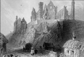 The Rock of Cashel, County Tipperary, Ireland, from 'Scenery and Antiquities of Ireland' by George V