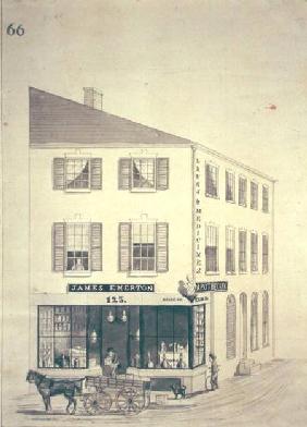 Apothecary shop of James Emerton in Salem
