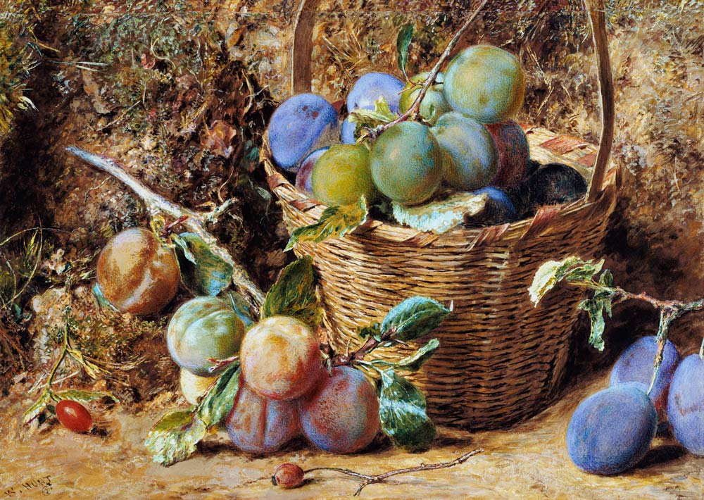 Plums from William Henry Hunt