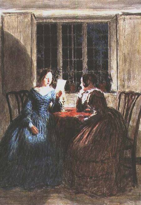 Scene by Candlelight (w/c and gouache) from William Henry Hunt