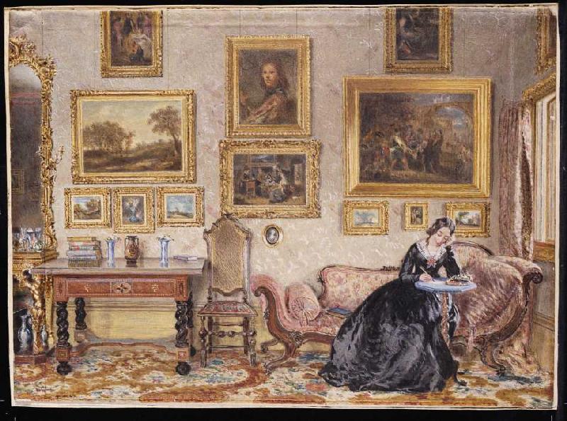 Schreibende Dame im Salon. from William Henry Hunt