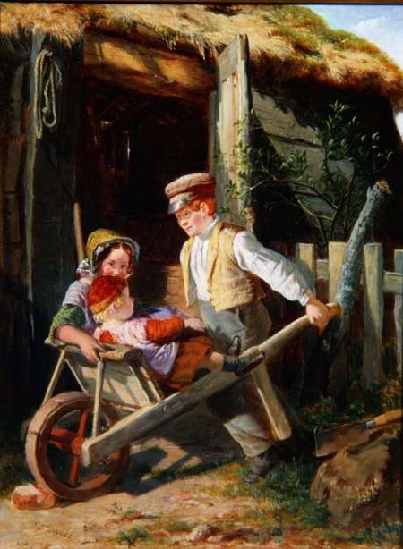 Wheelbarrow (panel) from William Henry Knight
